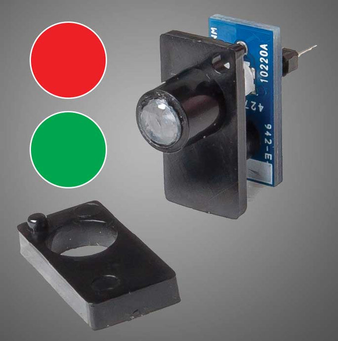 Walthers Controls Two Color LED Fascia Indicator Red - Green