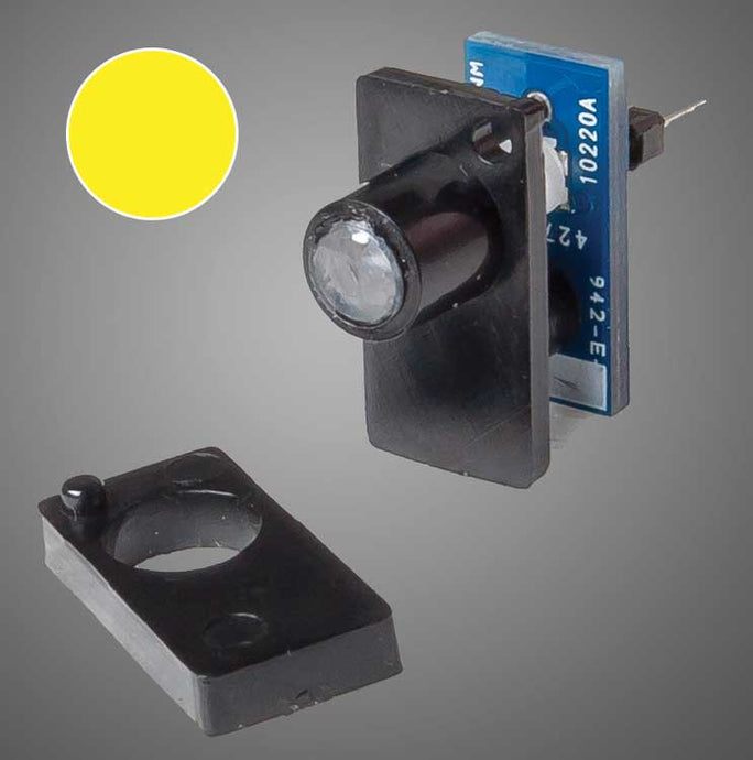 Walthers Controls Single Color LED Fascia Indicator Yellow