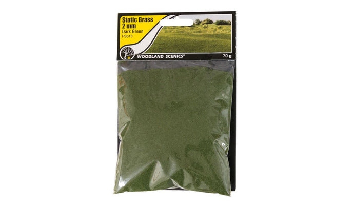 Woodland Scenics Static Grass Dark Green 1/16