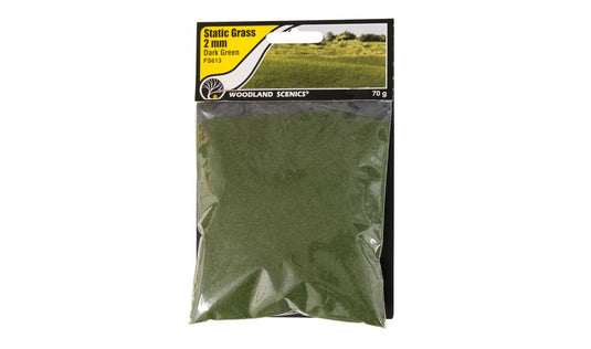 Woodland Scenics Static Grass Dark Green 1/16