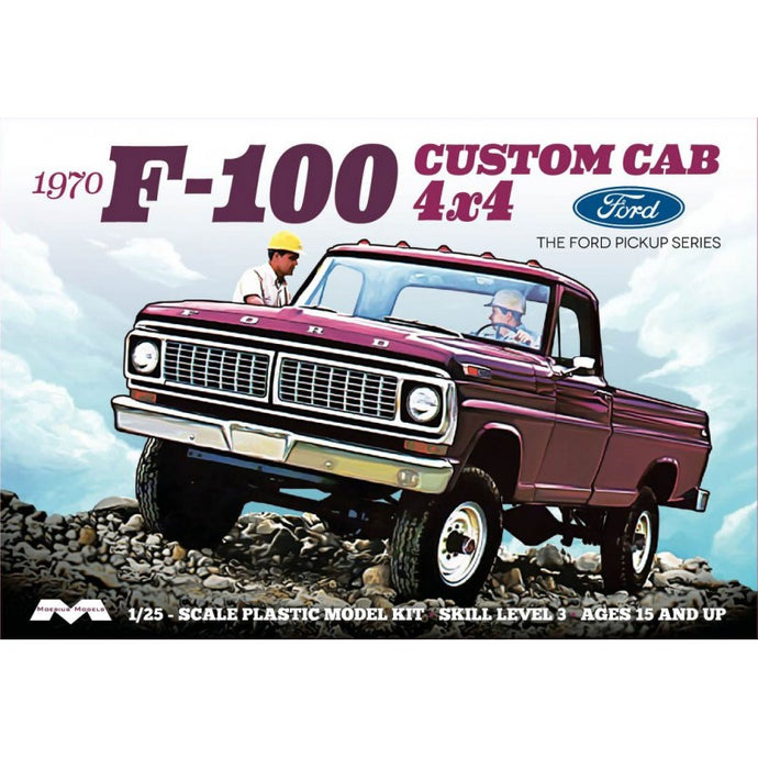 Moebius 1/25 1970 Ford F-100 Custom Cab 4x4