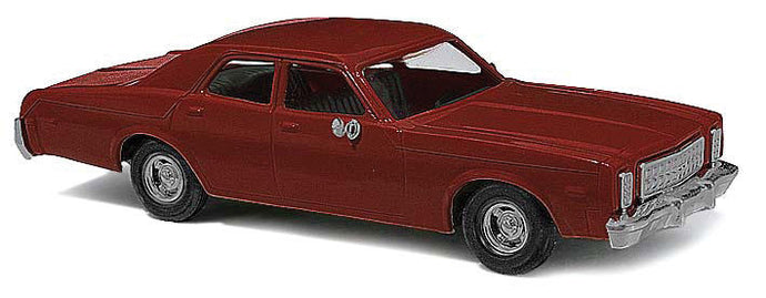 Busch HO 1976 Plymouth Fury Sedan - Maroon