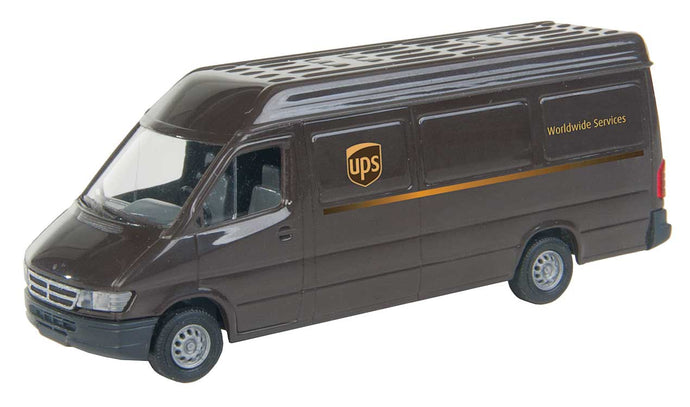 Walthers SceneMaster HO UPS Delivery Van - Modern Shield Logo