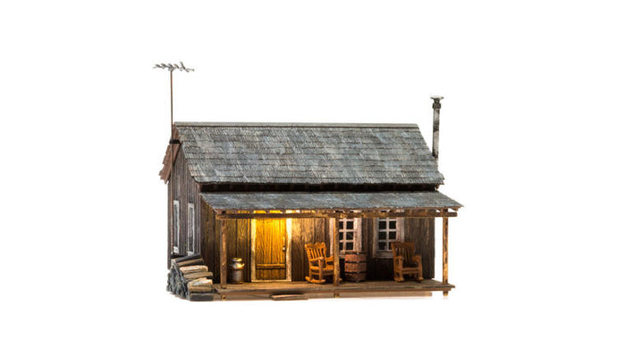 Woodland Scenics Built-&-Ready - Assembled - Rustic Cabin