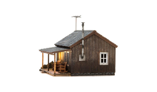 Woodland Scenics Built-&-Ready - Assembled - Rustic Cabin