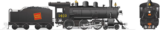 Rapido Trains HO 4-6-0 Steam - w/DCC & Sound - CNR H-6-d (Tilted Wafer) : #1403