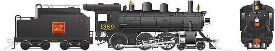 Rapido Trains 4-6-0 Steam - w/DCC & Sound - CNR H-6-g (Horizontal Wafer) : #1389