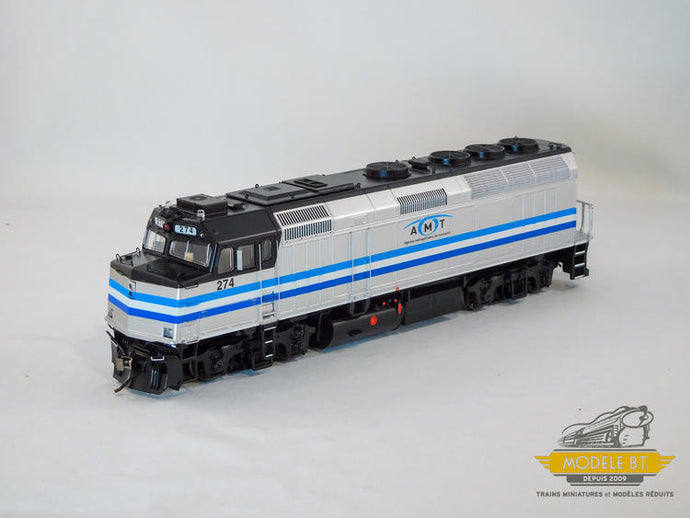 Rapido Trains F40PH AMT #274 w/ DCC & Sound (Agence Métropolitaine des Transports)