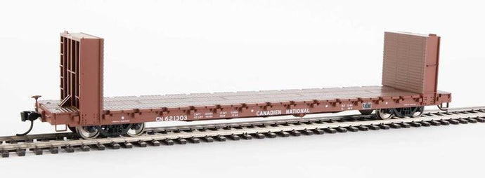 Walthers Mainline HO 60' Pullman-Standard Bulkhead Flatcar (48' IL) - Canadian National CN #621303