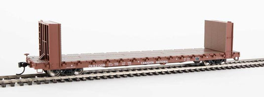 Walthers Mainline HO 60' Pullman-Standard Bulkhead Flatcar (48' IL) - Canadian National CN #621308