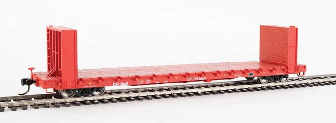 Walthers Mainline HO 60' Pullman-Standard Bulkhead Flatcar (48' IL) - Canadian Pacific CP Rail #304660