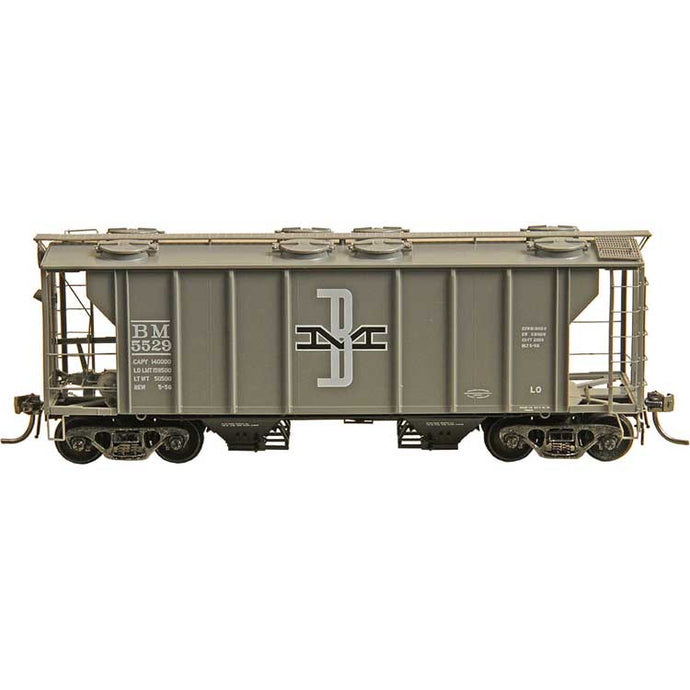 Kadee HO PS-2 2-Bay Covered Hopper Boston & Maine #5535