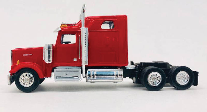 Herpa HO Western Star 4900 Tractor Only 2-Pack Red