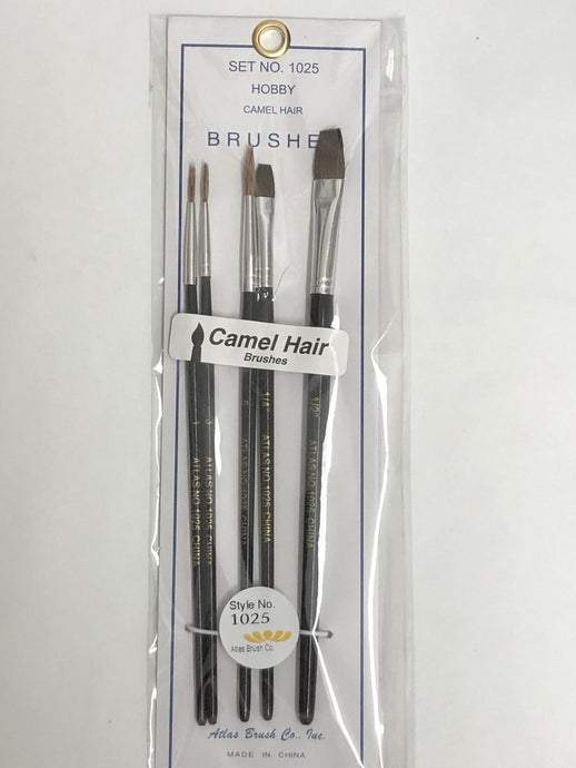 Atlas Brush Style 1025 Camel Hair Assortment (5)