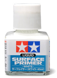 Tamiya Liquid Surface Primer - White 40ml.