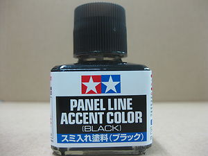 Tamiya Panel Accent - Black 40ml.