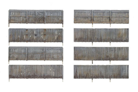 Woodland Scenics Privacy Fence - Kit with Gates, Hinges & Planter Pins - Total Scale Length: 192' 58.5m