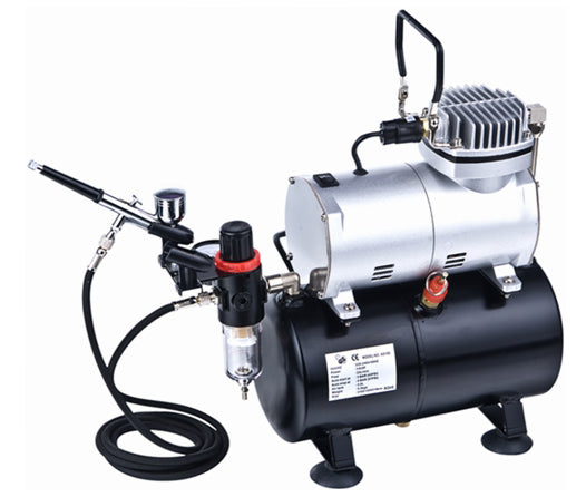 Vigiart AS186K Airbrush Compressor Kit 1/5 HP (With tank)