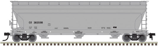 Atlas Master Line HO CN #385566 ACF 4650 Centerflow Covered Hopper Pre-1971 Version