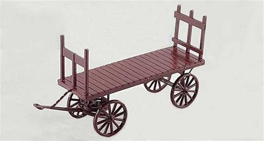 Tichy Train Group HO Wood Baggage Wagon - Kit - pkg(2)