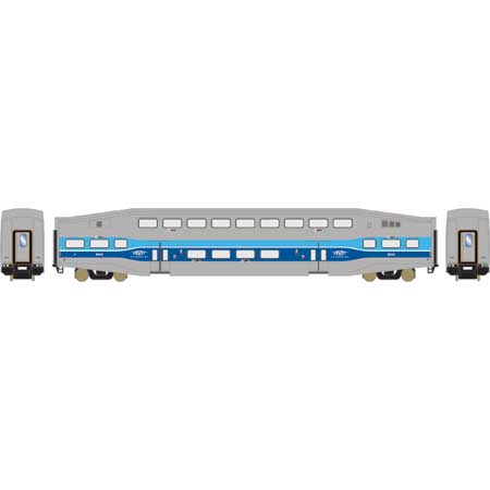 Athearn Ready To Roll HO Bombardier Bi-Level Commuter coach AMT #2022