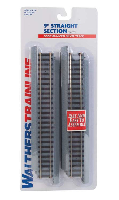 Walthers Trainline HO Power-Loc Code 100 Nickel Silver 9