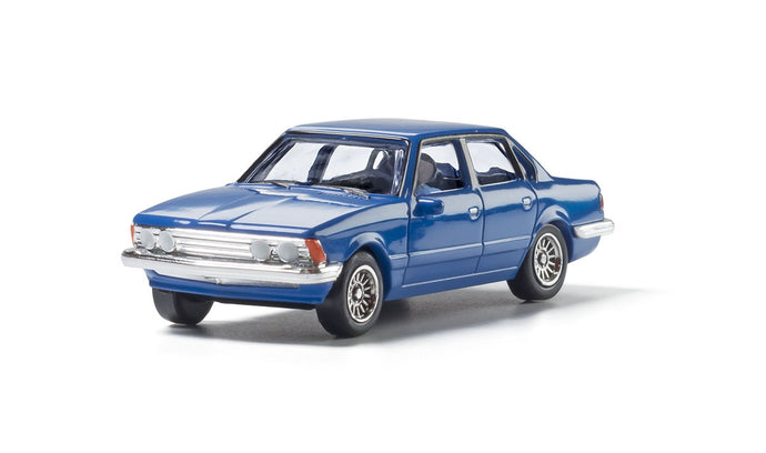 Woodland Scenics HO AutoScenes Sedan - Modern Era Vehicles -- Blue