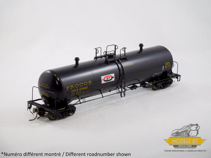 Rapido Trains HO Procor 20K gal. Tank Car: As Delivered Split P Logo - UTLX #47900