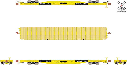 ScaleTrains Rivet Counter TTMX #80629 BSC F68CH Flat Car, Trailer Train/As Delivered (R1)