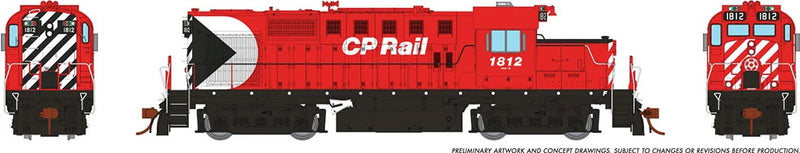 Chargez l&#39;image dans la visionneuse de la galerie, Rapido Trains MLW RS-18u Canadian Pacific #1812 (w/Multimark) w/ESU LokSound V5.0 DCC &amp; Sound
