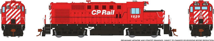 Rapido Trains MLW RS-18u Canadian Pacific #1829 (No/Multimark) w/ESU LokSound V5.0 DCC & Sound