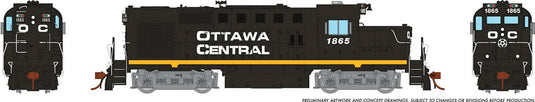 Rapido Trains MLW RS-18u Ottawa Central (OCR) #1815 w/ESU LokSound V5.0 DCC & Sound