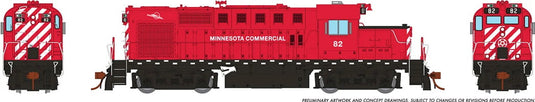 Rapido Trains MLW RS-18u Minnesota Commercial #82 w/ESU LokSound V5.0 DCC & Sound