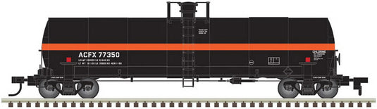 Atlas Master Line ACF 17,360-Gallon Tank Car - ACFX 77347 (black, orange)