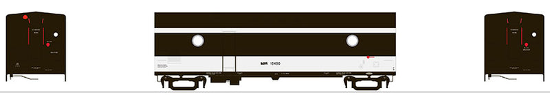 Chargez l&#39;image dans la visionneuse de la galerie, Rapido Trains Steam Heater Car (SGU) VIA-CN (Black &amp; Gray) #15450 with sound
