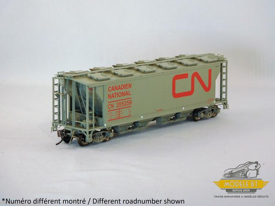 Atlas Master Line CN #355151 Slab-Side Covered Hopper (Noodle 12 Hatch)