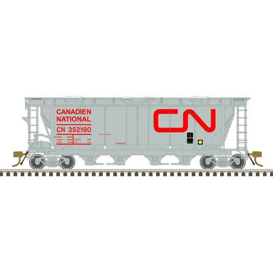 Atlas Master Line CN #352466 Slab-Side Covered Hopper (Noodle 6 Hatch)