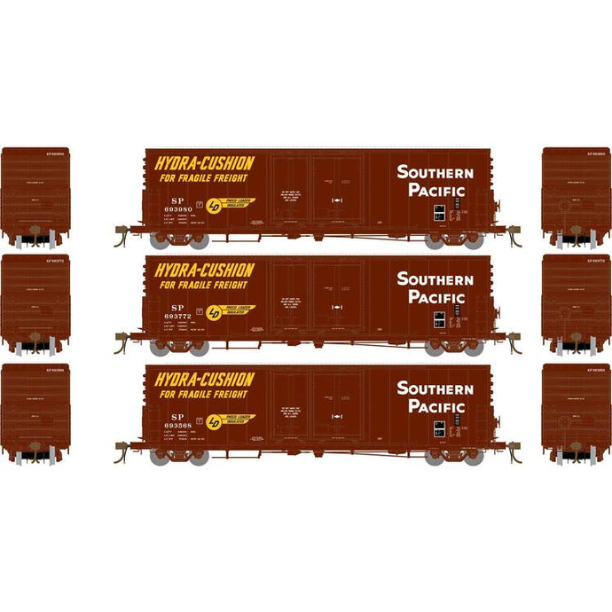 Athearn Genesis HO 50' PC&F Riveted Boxcar w 8'+6' Landis SP Set of 3 #1