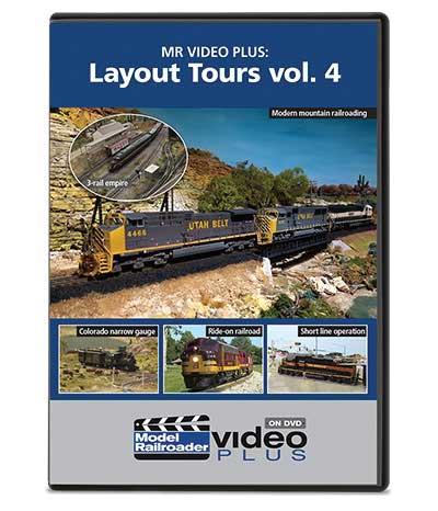 Kalmbach Model Railroader Video Plus Layout Tours Vol. 4 DVD -- 1 Hour 15 Minutes