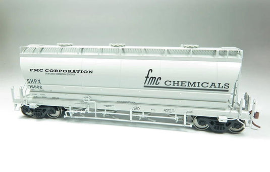 Rapido Trains HO ACF Flexi Flo: FMC Chemicals SHPX #76005 (996H) - In Service 1966