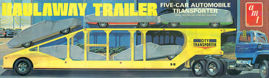 AMT 1/25 5-Car Haulaway Trailer