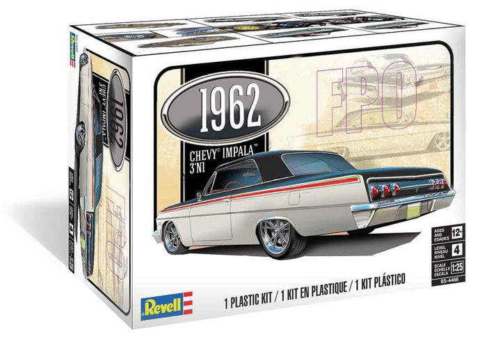 Revell 1/25 '62 Chevy Impala Hardtop SS 3N1