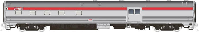 Rapido Trains HO Budd Baggage-Dorm CP Rail #600 Action Red Scheme