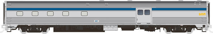 Rapido Trains HO Budd Baggage-Dorm VIA Rail #601 Original Scheme