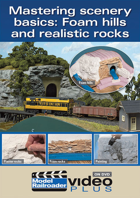 Kalmbach Model Railroader Mastering Scenery Basics : Foam & Rocks DVD