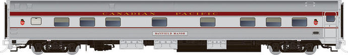 Rapido Trains HO Budd Manor Sleeper CPR Bayfield Manor Maroon Scheme