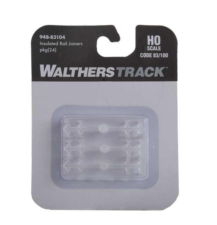 Chargez l&#39;image dans la visionneuse de la galerie, Walthers Track HO Code 83 or 100 Insulated Rail Joiners -- pkg(24)
