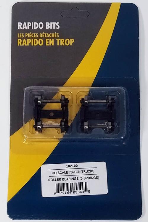 Rapido Trains HO 70-Ton Truck Roller Bearing (3 Springs) - 1 Pair