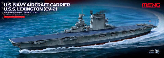 Meng 1/700 MV USS Lexington (CV-2) US Navy Aircraft Carrier