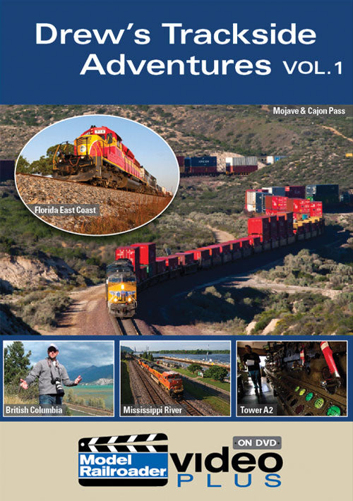 Model Railroader Drew's Trackside Adventures Vol.1 DVD